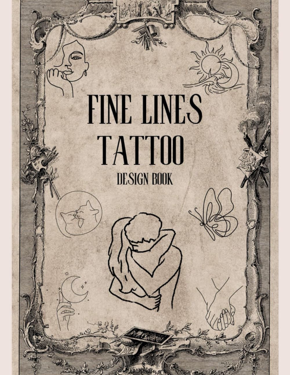 Tattoo Desing Fine Line (Tattoo Design Book)