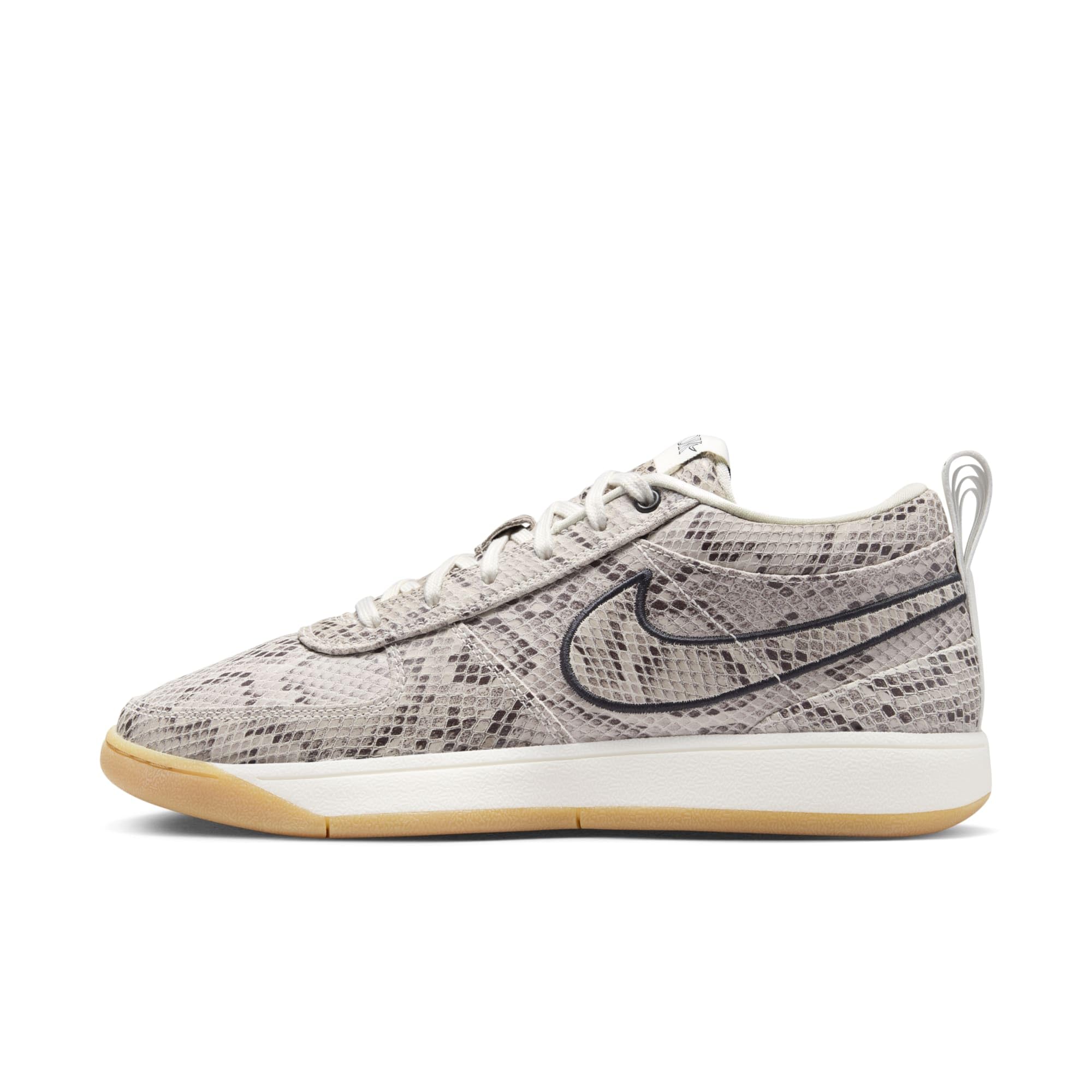 Leather Basketball Shoes for Men (Light Orewood Brown, Black, Gum, Light Brown, Sail) by Nike 11.5