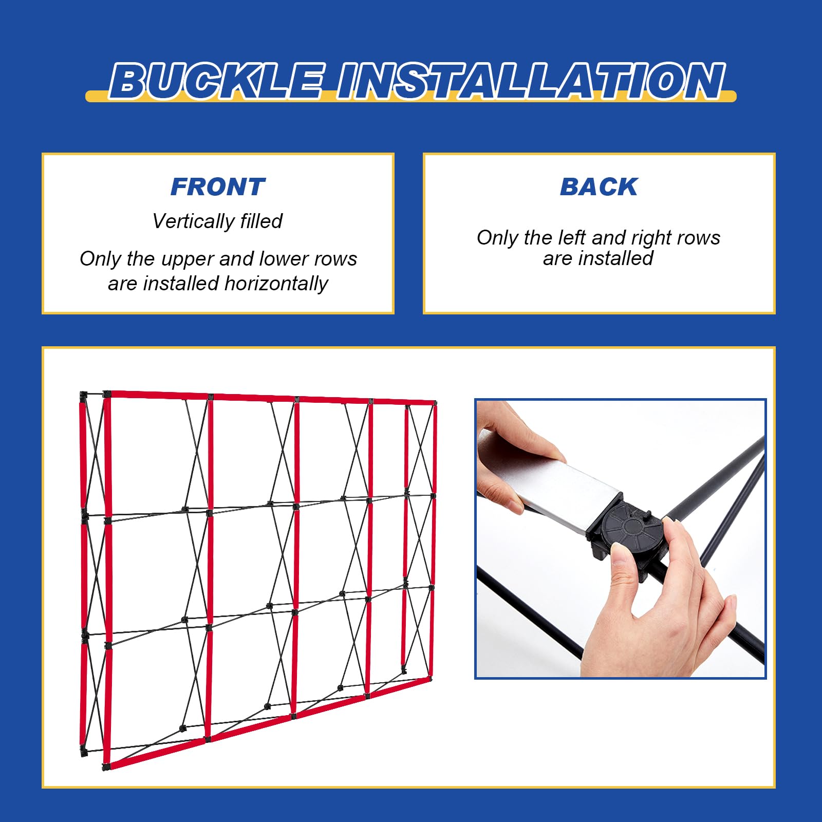 Snapklik.com : Yaocom Tension Backdrops Stand 7.5 X 10 Ft Portable Pop ...