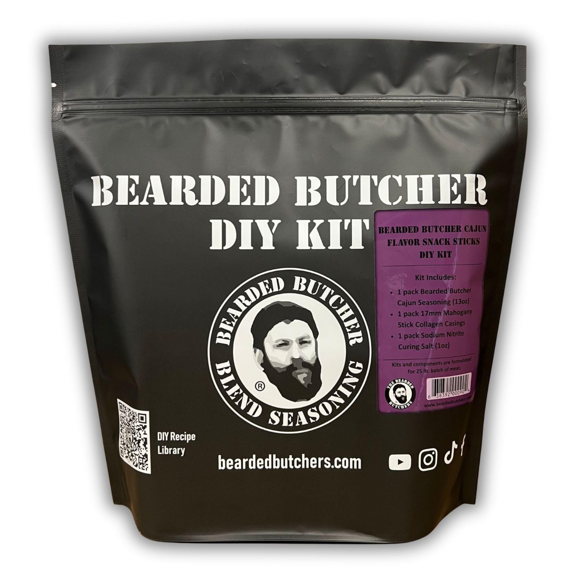Amazon.com : Bearded Butchers Cajun Snack Stick DIY Kit – Make