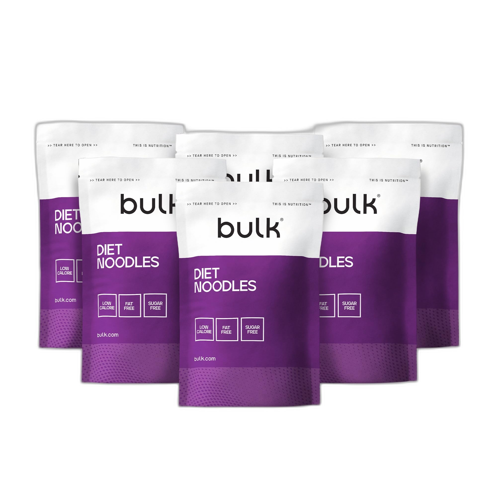 Bulk Spaghetti dietetici, 200 g, Confezione da 6