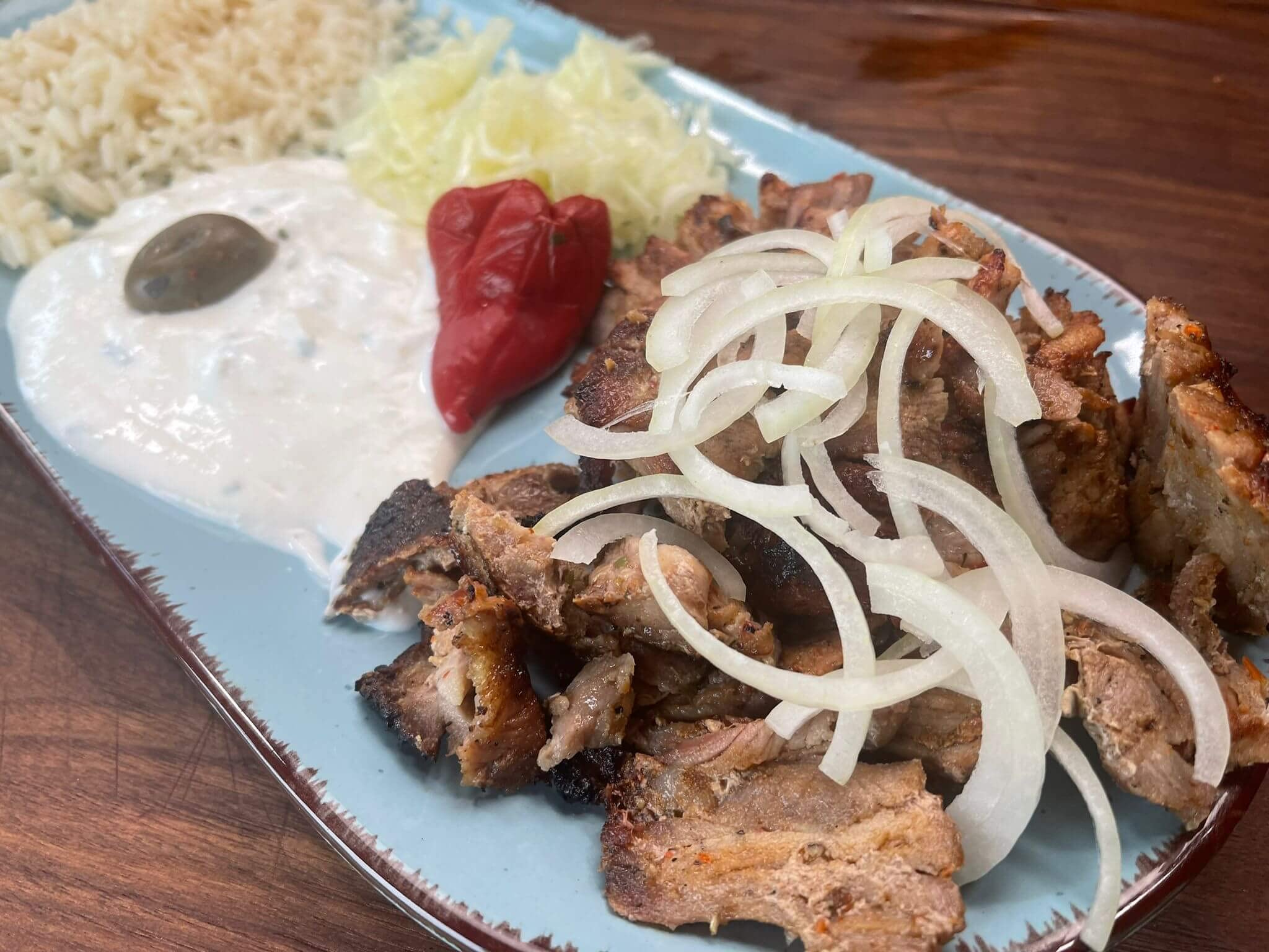Original Gyrosspieß/Gyros Spiess für den Grill