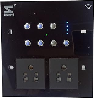 Smarteefi 5 port Wifi Smart Switch Board | Guaranteed Schedules | WiFi Smart Switches | Smart Plug | Smart Fan Speed Contr... Price In India