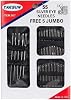 Promotional 55 Piece Silver Eye Needle Set, 5 Pieces Jumbo Needle