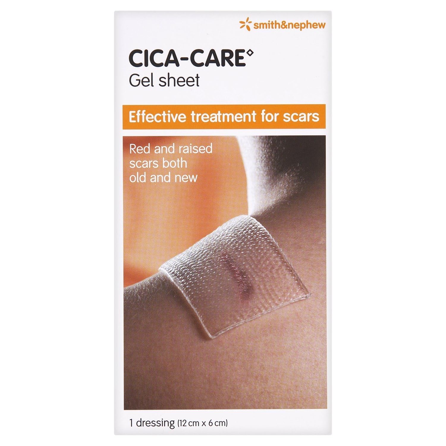 Smith&nephew CICA-CARE Silicone Gel Sheet for Scar Treatment, 12 cm x 6 cm, 1 Dressing-image-27