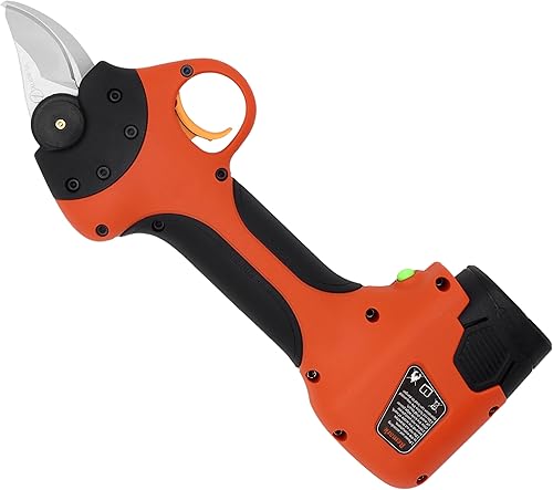 Miniatura 4 de Zenport Podadora eléctrica inalámbrica EP108, podadora eléctrica con batería pequeña, corte de 1 pulgada