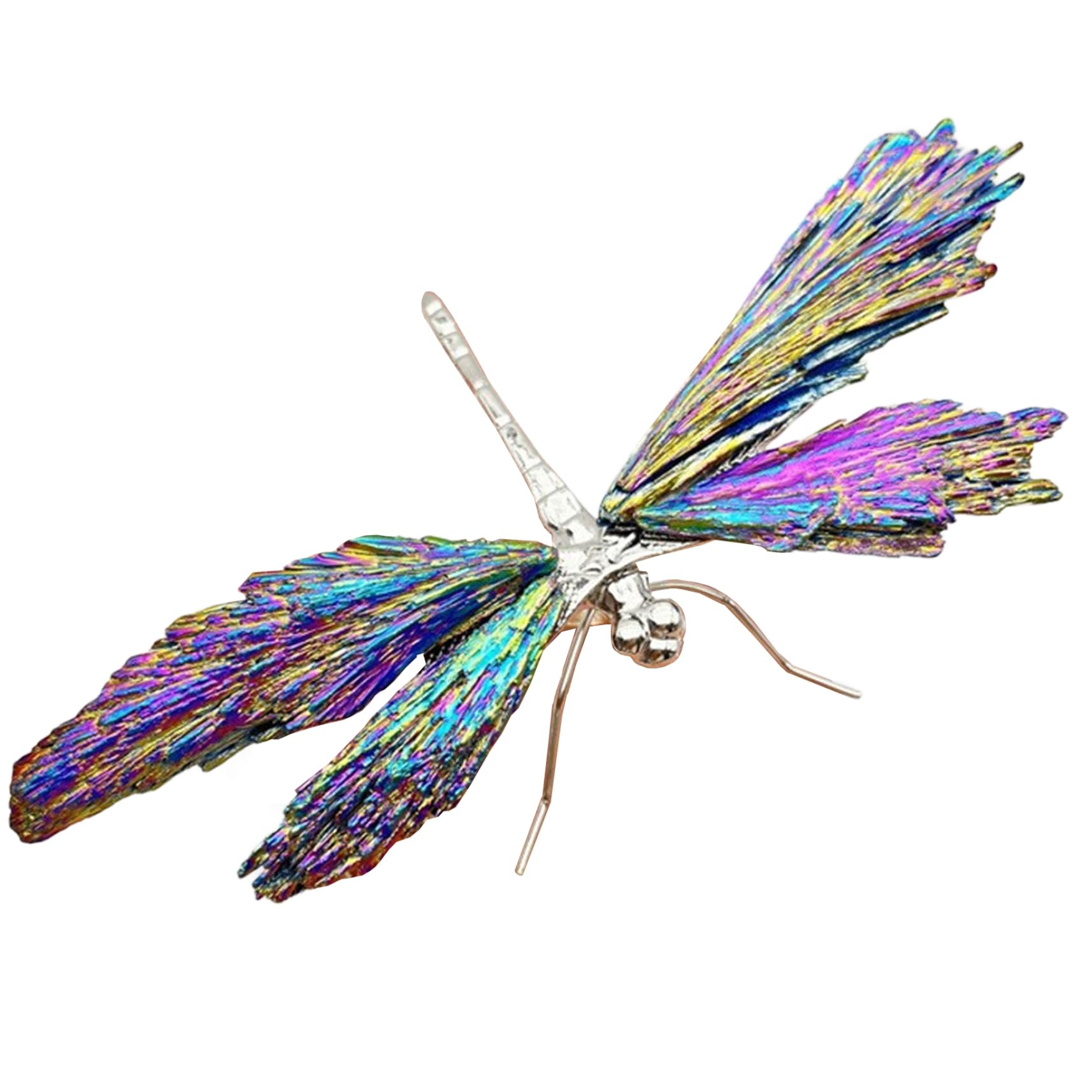 Collection de libellules d'extérieur en verre et tourmaline pour embellir un mur extérieur terne