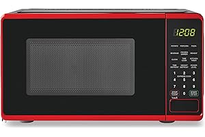 0.7 cu. ft. Red Microwave Countertop: An Ideal Choice