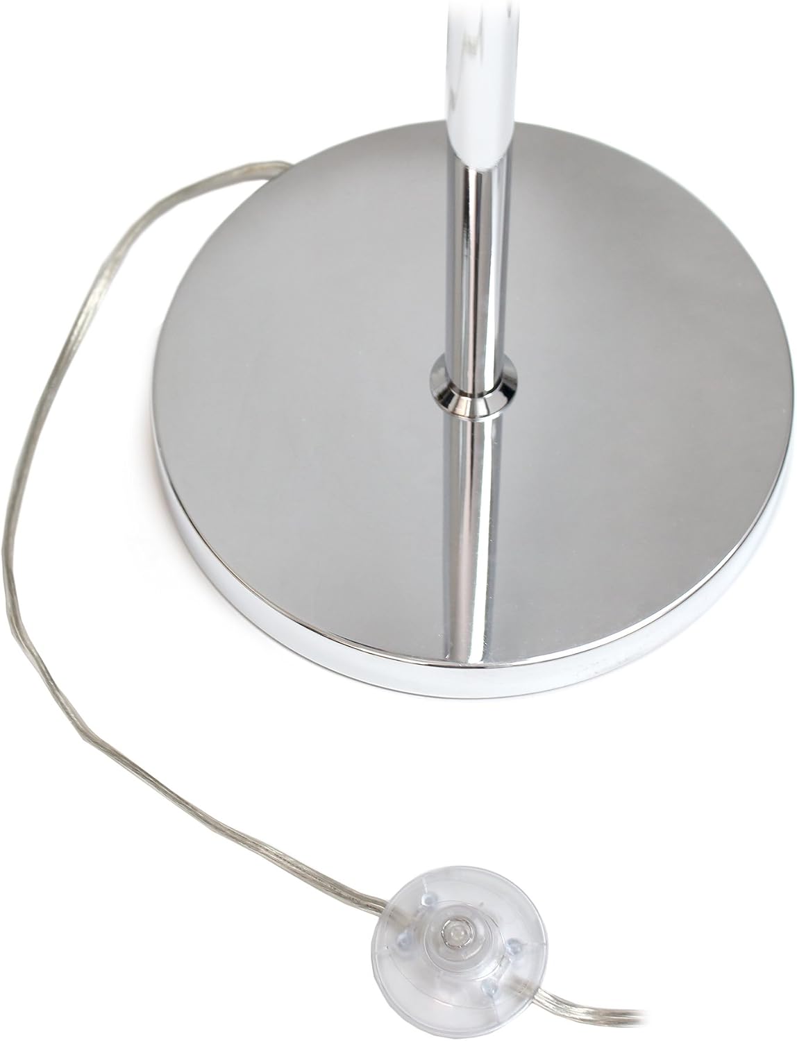 Close-up of the lamp base and rotary switch