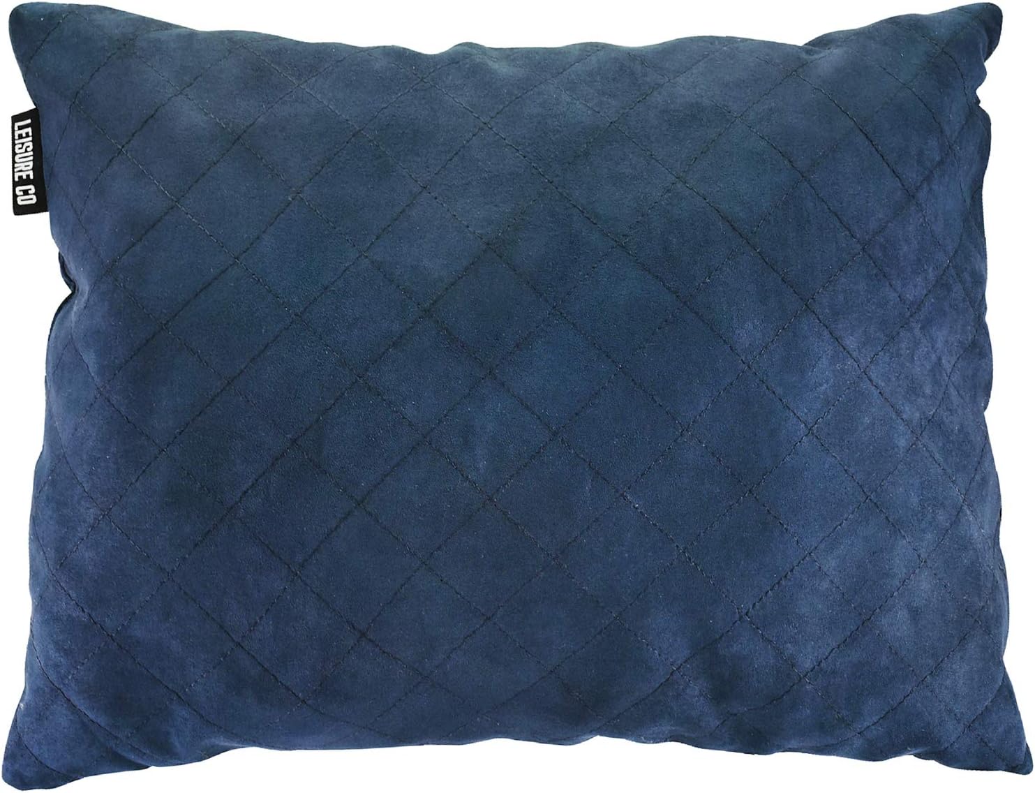 Leisure Co Compressible Foam Camping Pillow - Best Compact Pillows for Sleeping on Camp Trips, Hammocks, Airplane Flights & More - Perfect Travel Size with Compact Bag