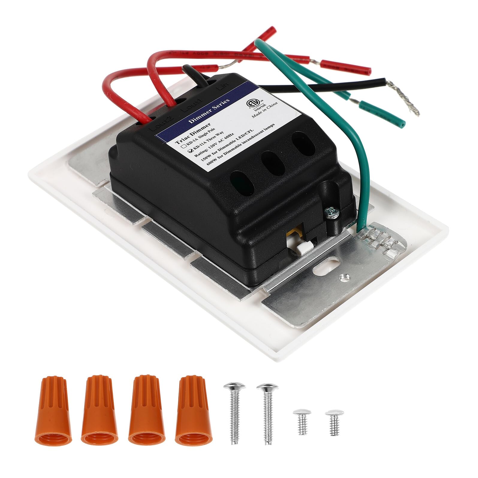 Elektrischer LED Schiebedimmer 600w Max mit Abs und Aluminiumlegierung Präzise Steuerung Geeignet für Gedimmtes Licht im Wohnbereich