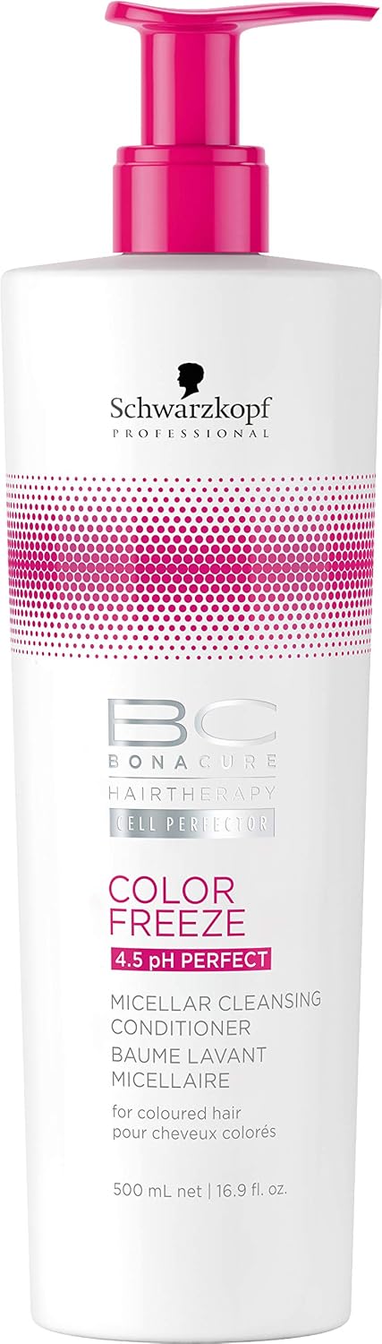 BC BONACURE Color Freeze 4.5 pH Perfect Micellar Cleansing Conditioner, 16.9-Ounce