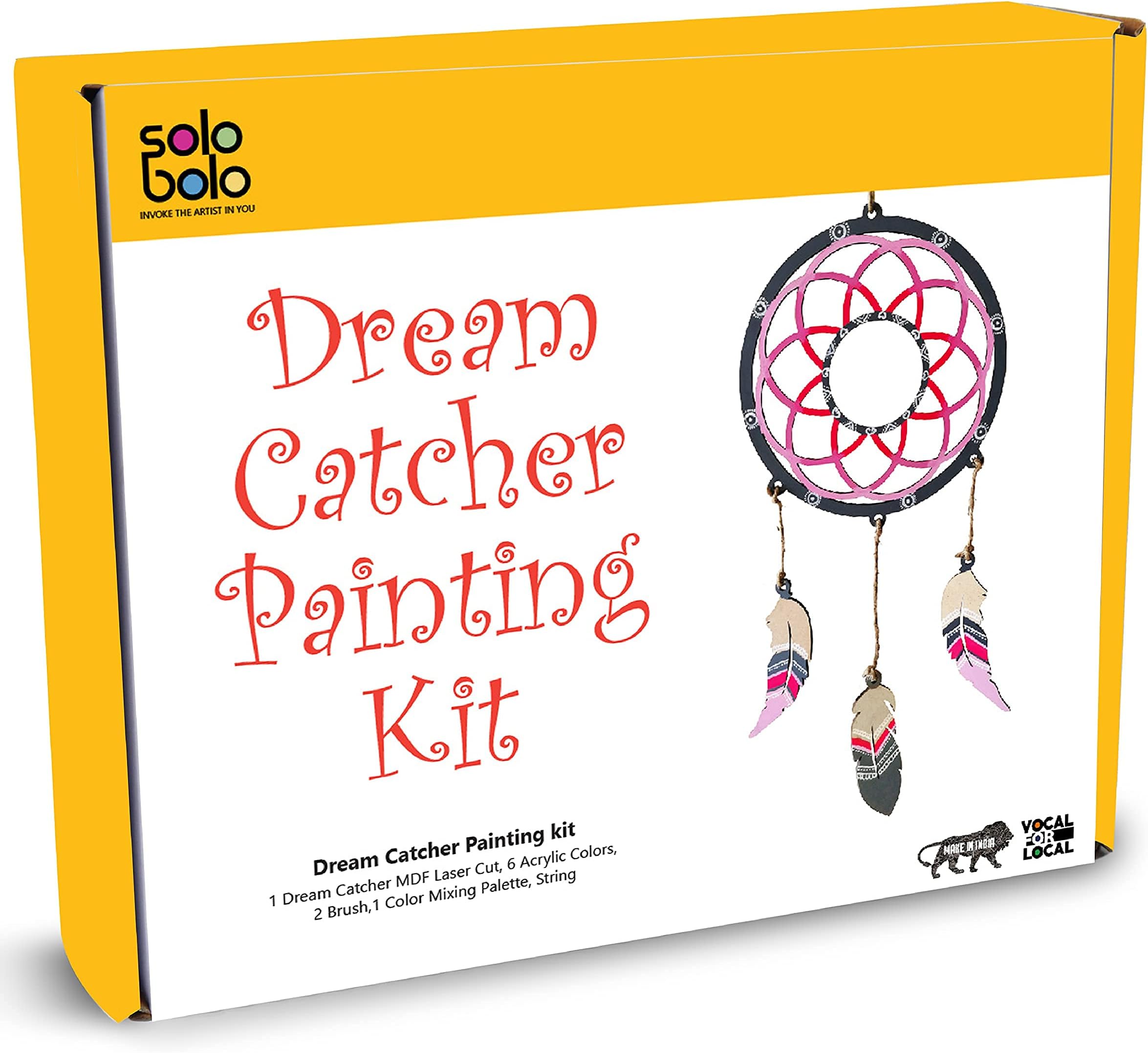 SOLOBOLOSOLOBOLO - Mandala Art Dream Catcher Making Kit