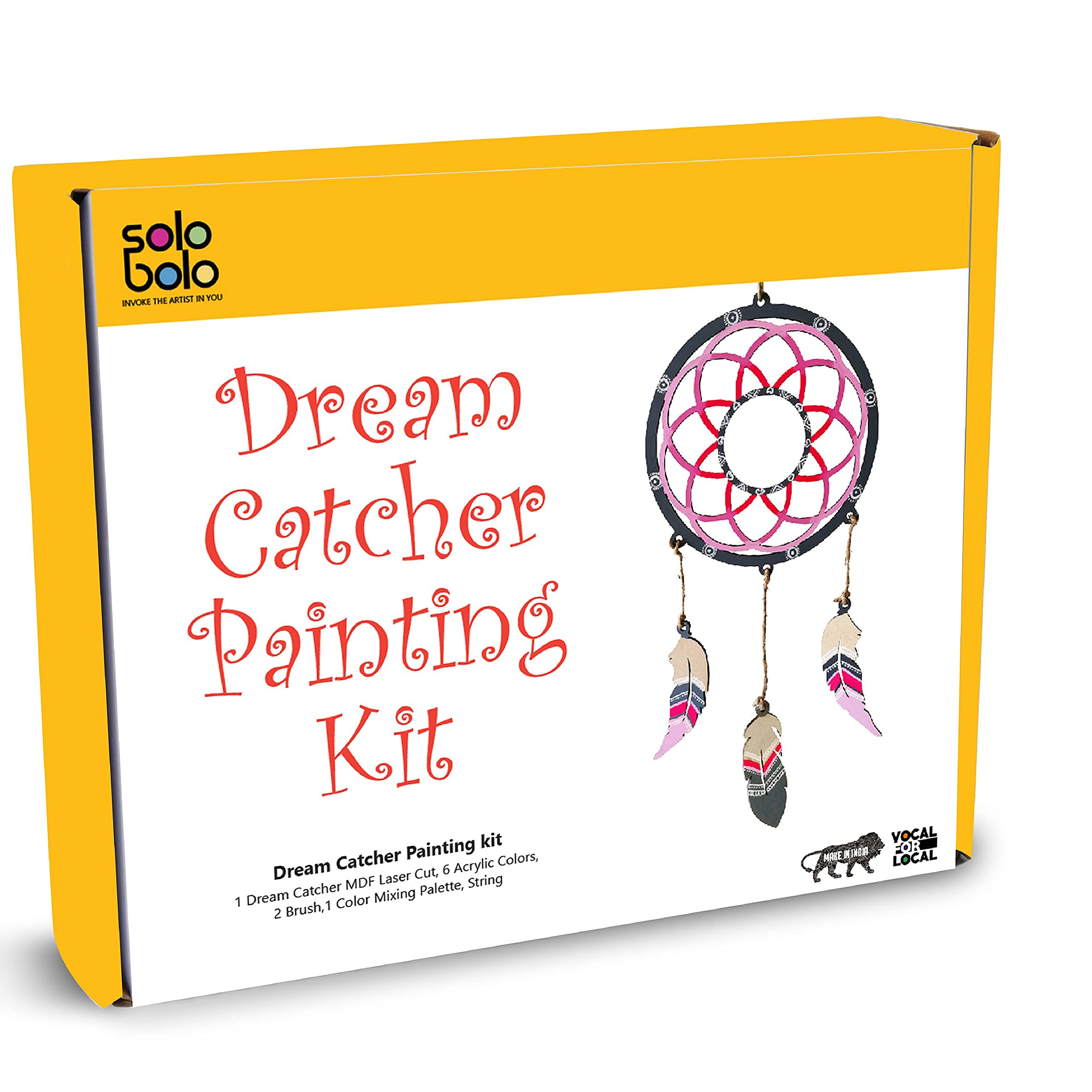 SOLOBOLOSOLOBOLO - Mandala Art Dream Catcher Making Kit