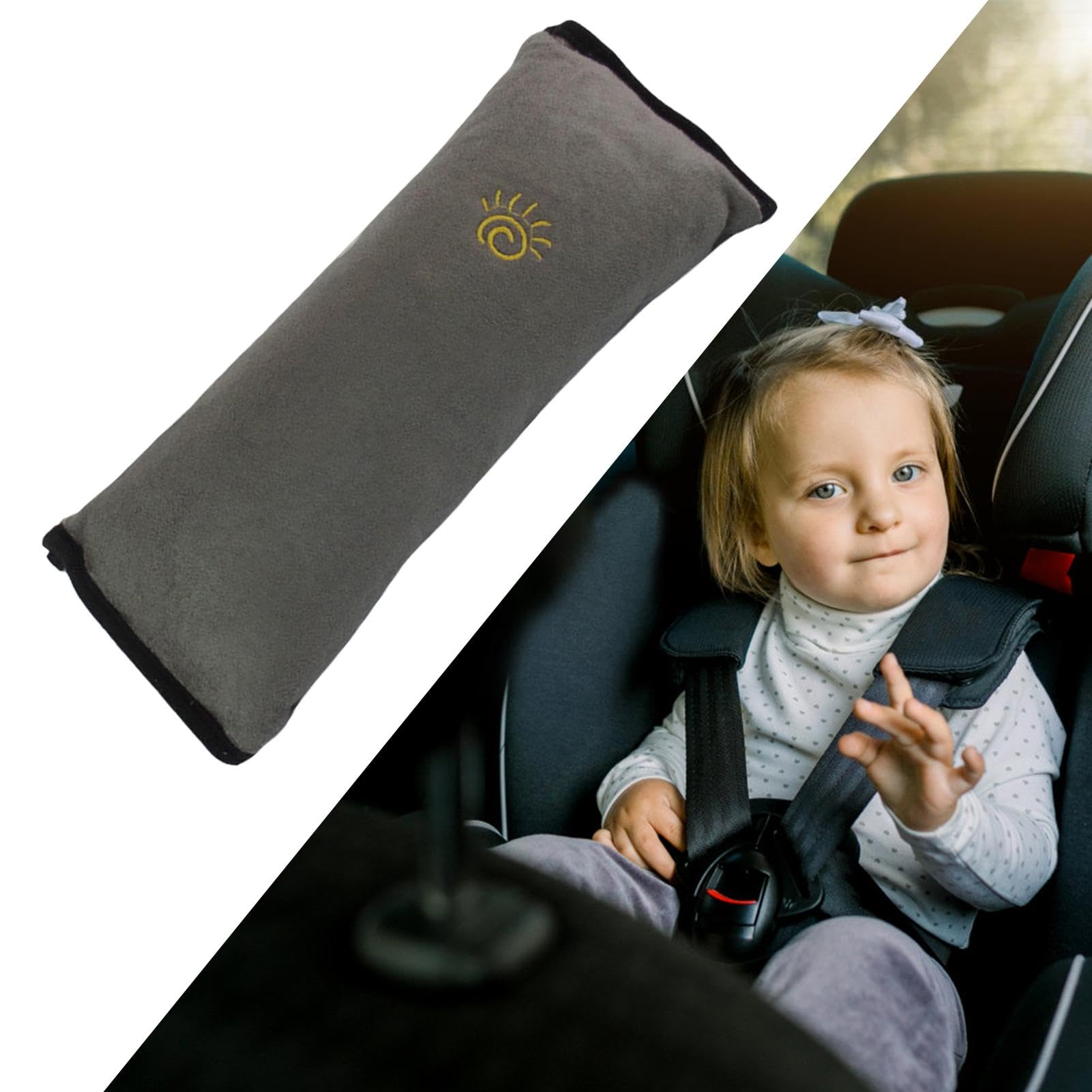 Copri Cintura Di Sicurezza Per Bambini - 2 Pezzi Imbottiti - Per Auto E Passeggino - Morbido E Lavabile - Foto 8