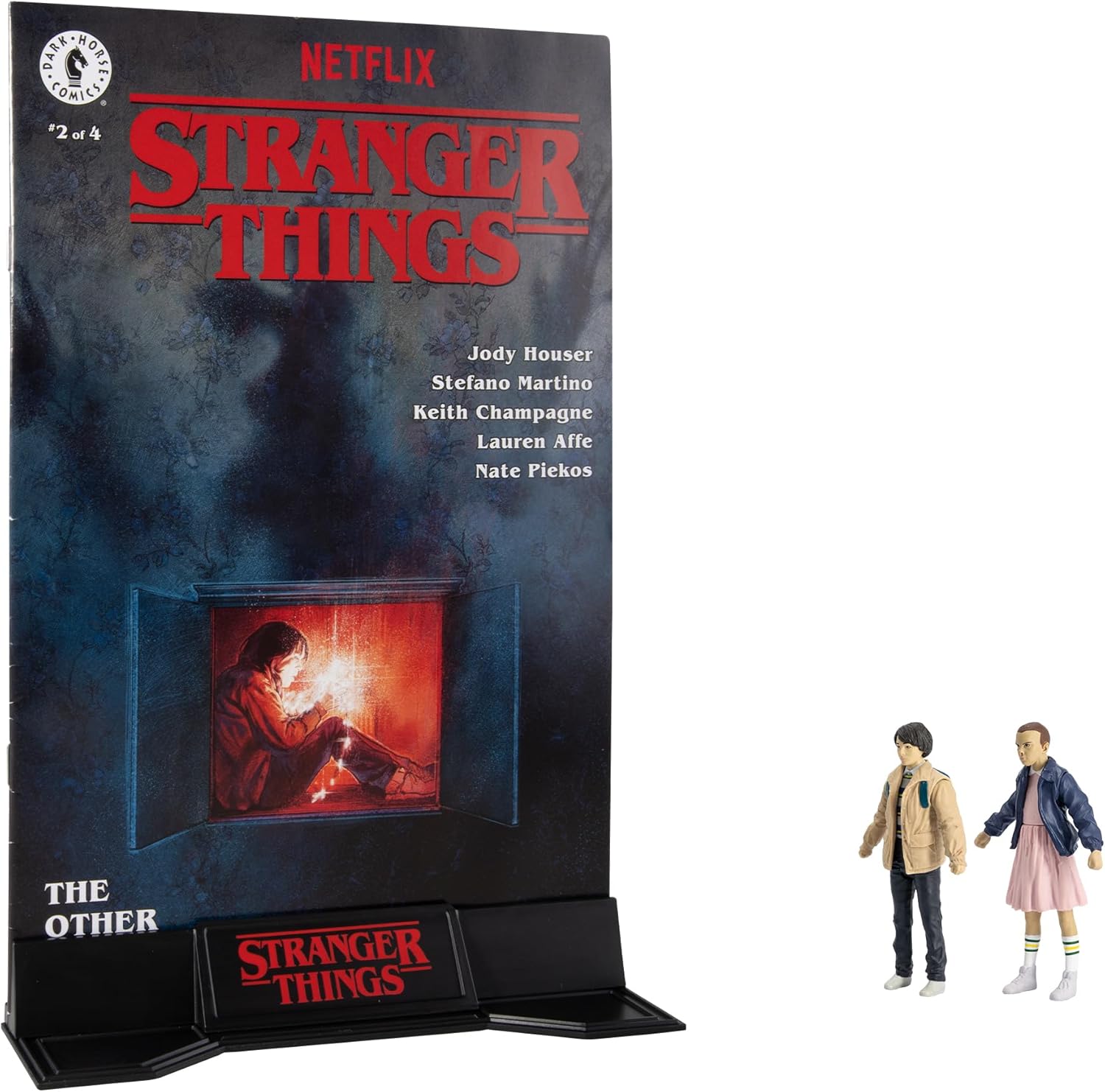 McFarlane Toys - Stranger Things Page Punchers 2pk Eleven and Mike Wheeler 3in Action Figures with Comic