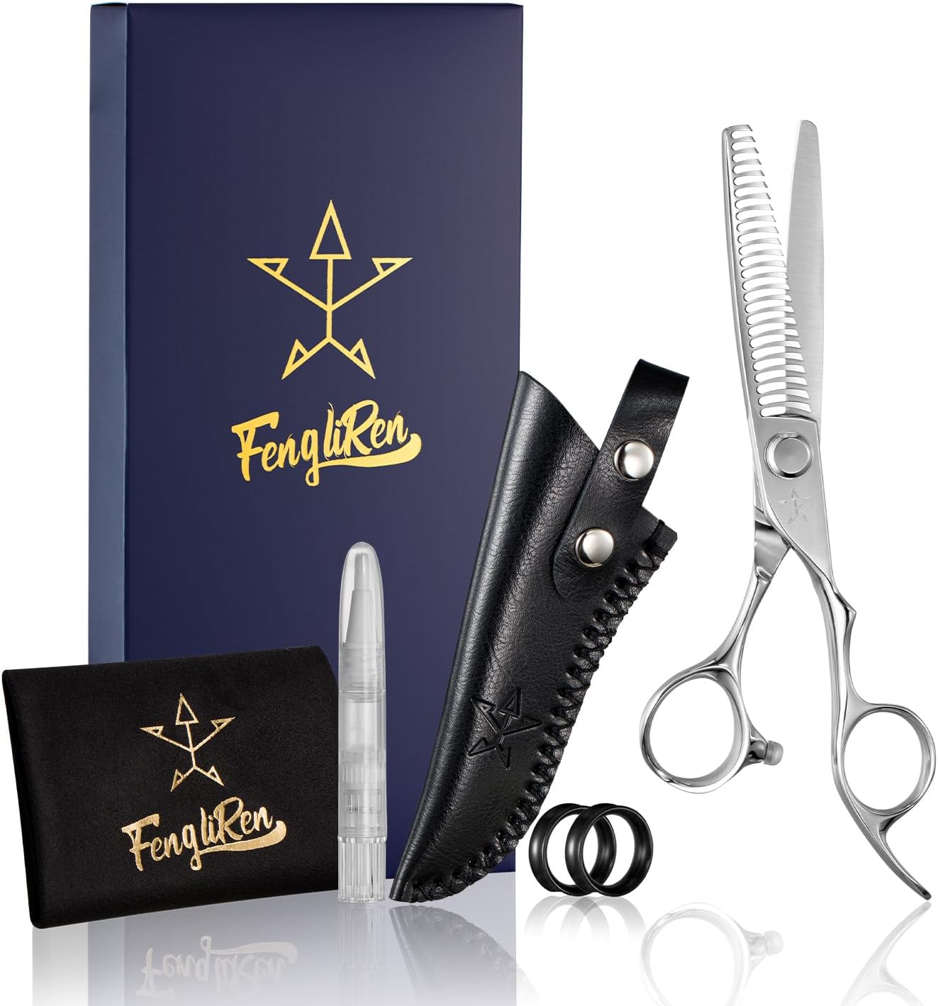 Fengliren Highend Professional Hair Cut Thinning Scissors Hair Cutting Teeth Shears
