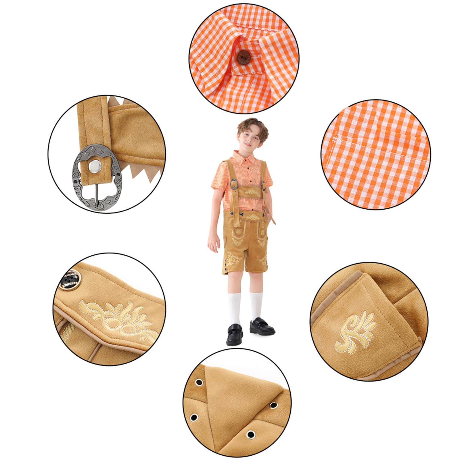 Generisch 2026 -Tracht für – Traditionelle deutsche Kleidung für – Party- Rollenspiel-Outfit