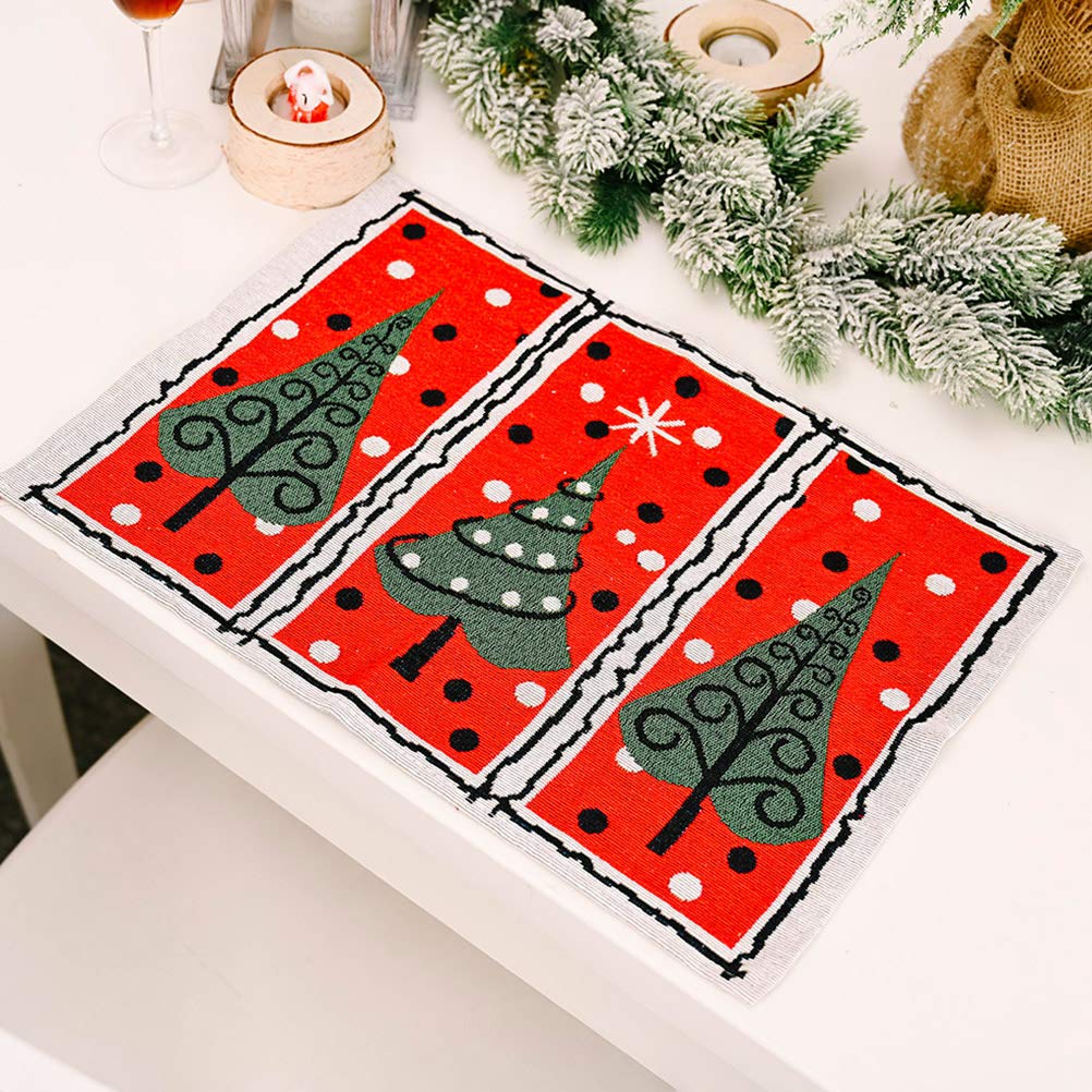 Amazon｜Pichidr-JP クリスマスプレースマット 4枚セット ランチョン