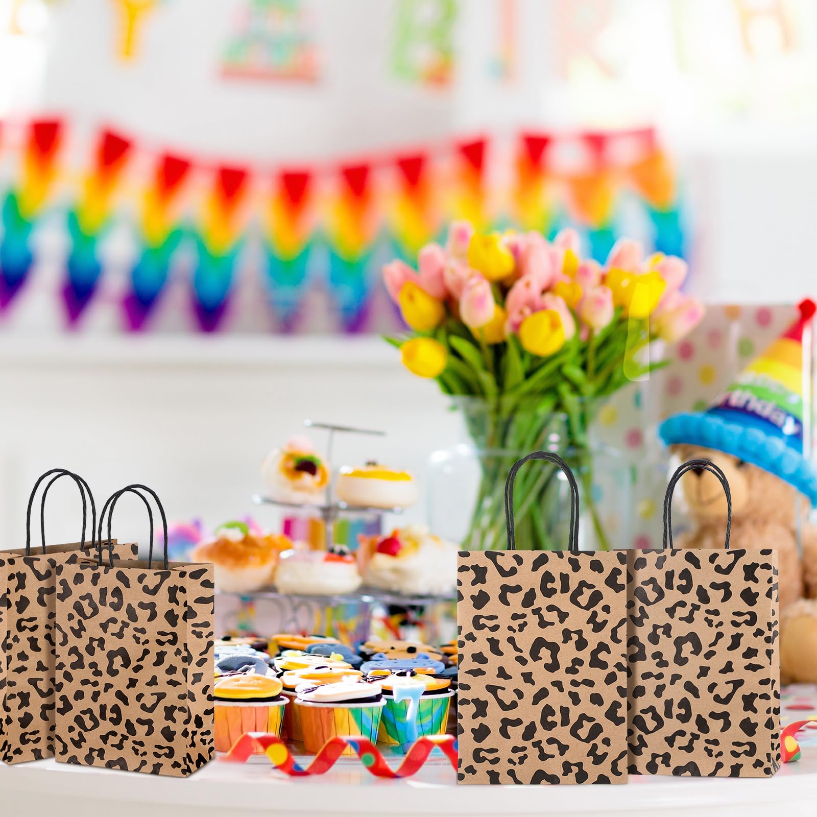 Aheagou Lot de 50 sacs à bonbons pour fête d'anniversaire d'enfant