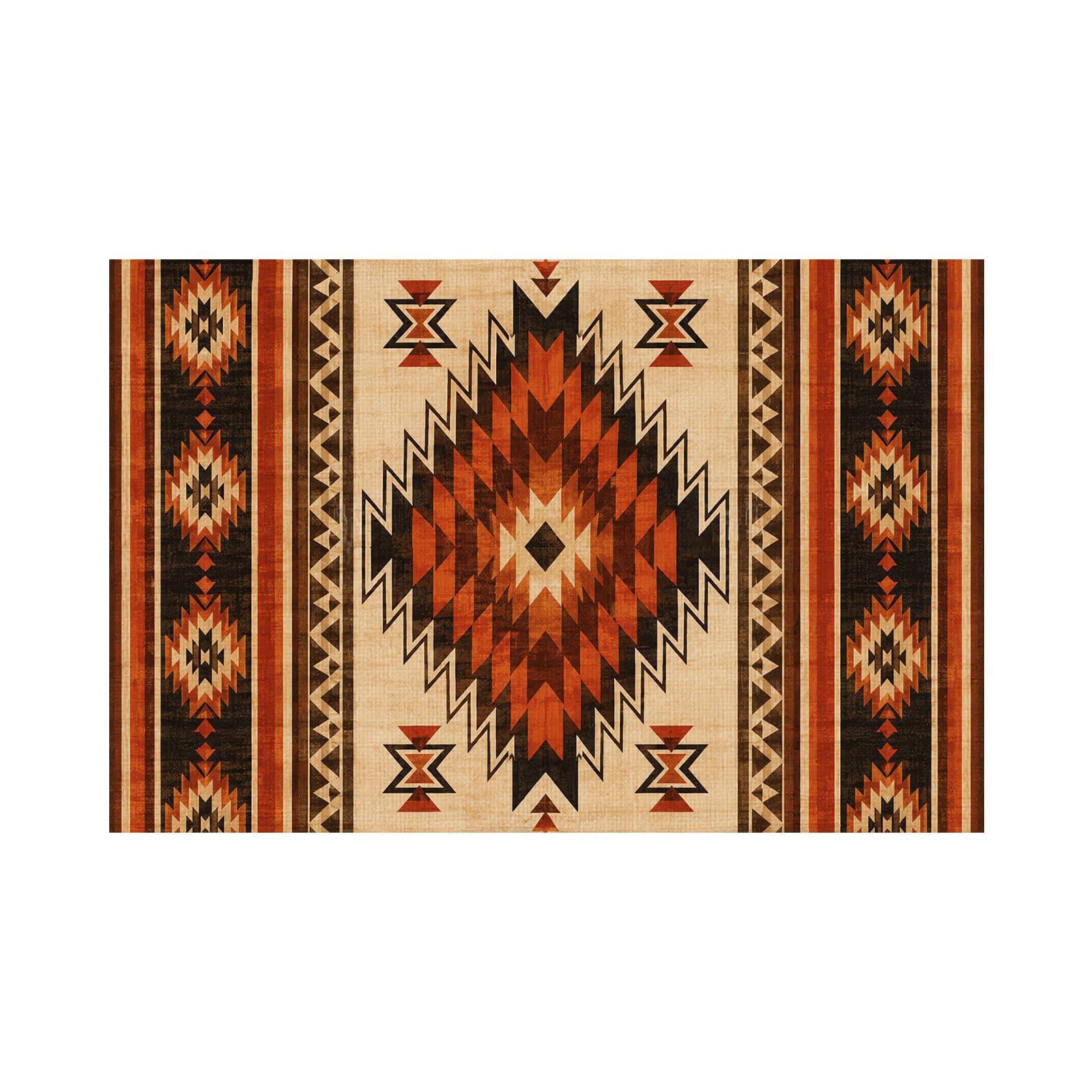 Photo 1 of Sunwarshile Southwestern Geometric Placemats Set of 4, 12x18 Inch