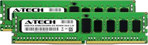 Miniatura 2 de A-Tech RAM de 32 GB (2 x 16 GB) para Supermicro X12SPL-F  DDR4 2933 MHz PC4-23400 ECC Registered RDIMM 1Rx4 1.2 V - Kit de actualización de memoria