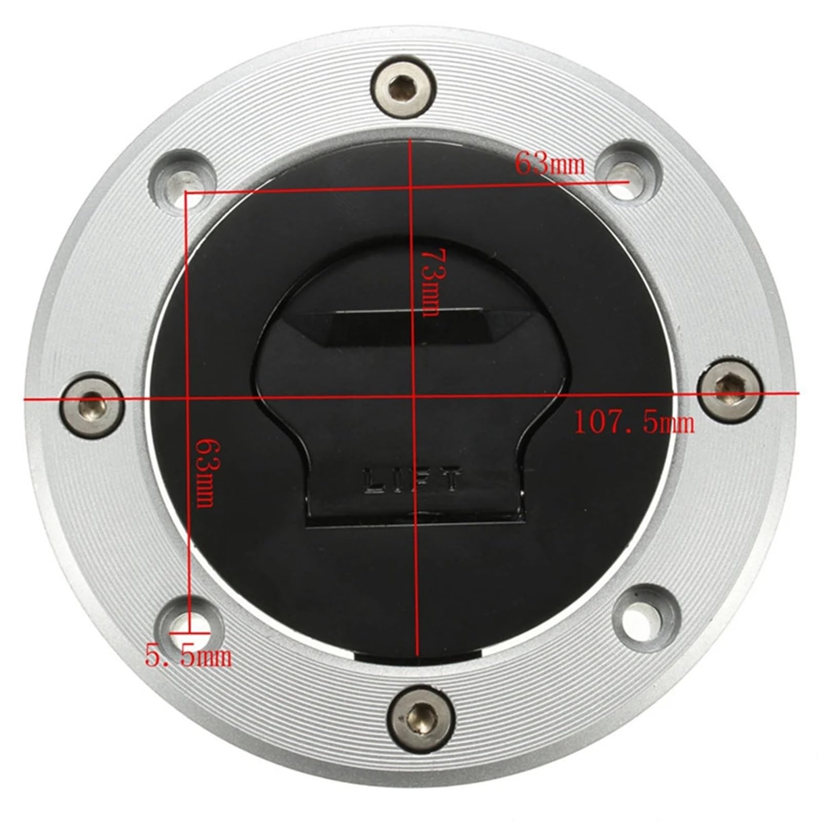 Tappo Carburante Adatto per Suzuki GSXR 600 700 GSXR1000, Katana 600, GSX-600F, RF-400 GK78A Coperchio del tappo del serbatoio del carburante con chiusura Tappo serbatoio