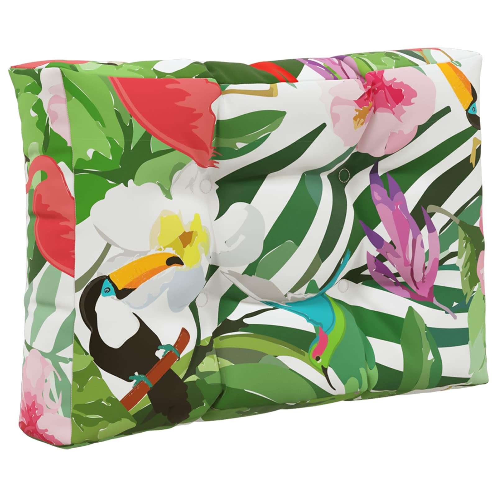 3-TLG Sofakissen Outdoor Garten Polster Set Bunt 60x60cm