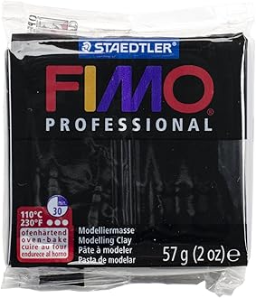 STAEDTLER Fimo Professional Soft Polymer Clay 2oz-Black