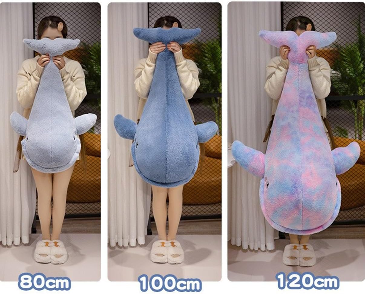 シロナガスクジラ ぬいぐるみ 鯨 巨大 大きい 本物そっくり リアル ロング 雑貨 動物 抱き枕 癒し ふわふわ 部屋飾り 撮影道具