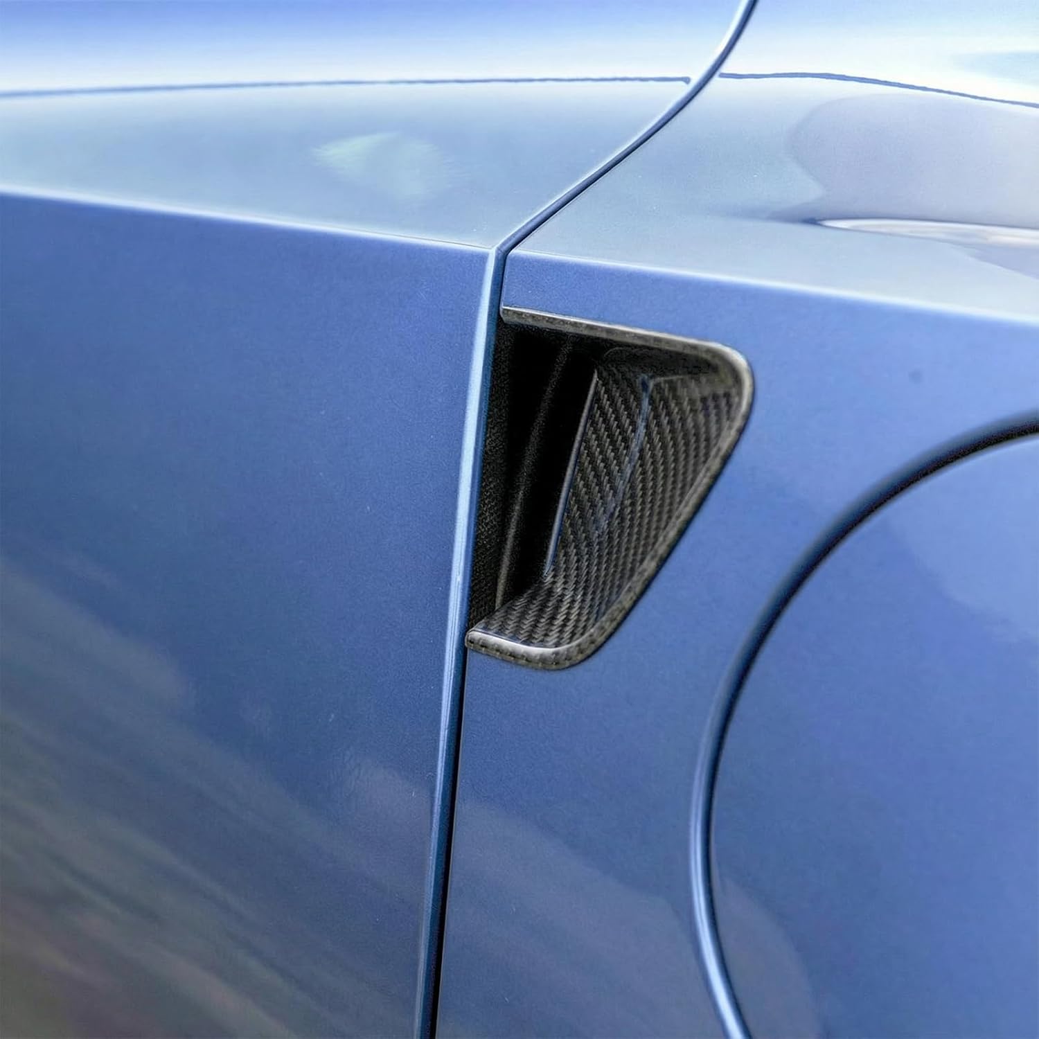 Real Carbon Fiber Door Handle Bowl Cover Compatible with Corvette C7 2014–2019
