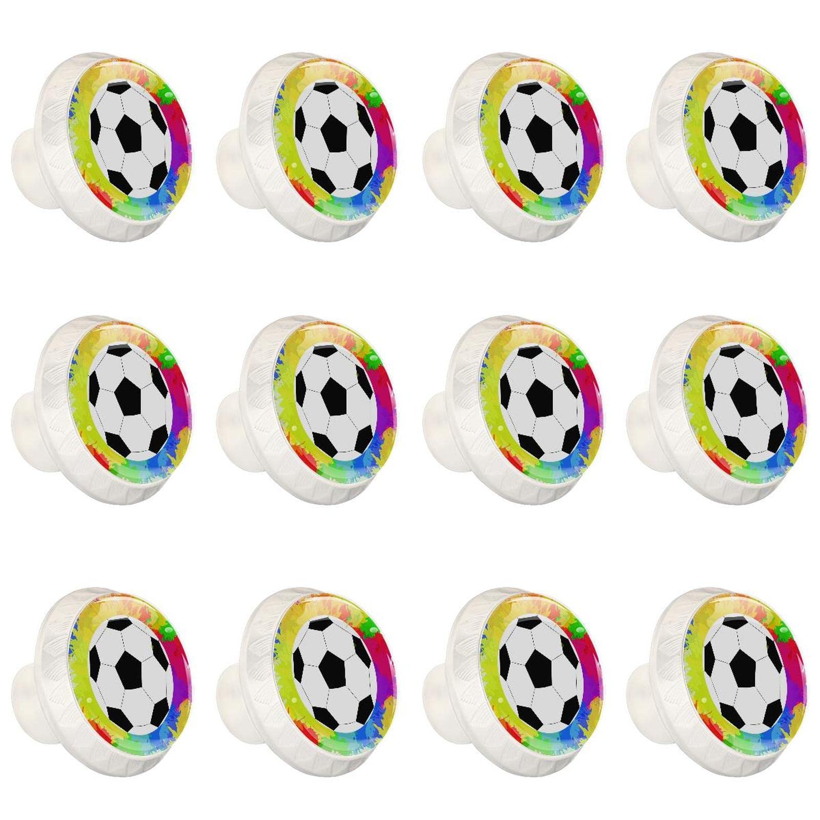 Boutons d'armoire football lot de 12 remplacer poignée cassée