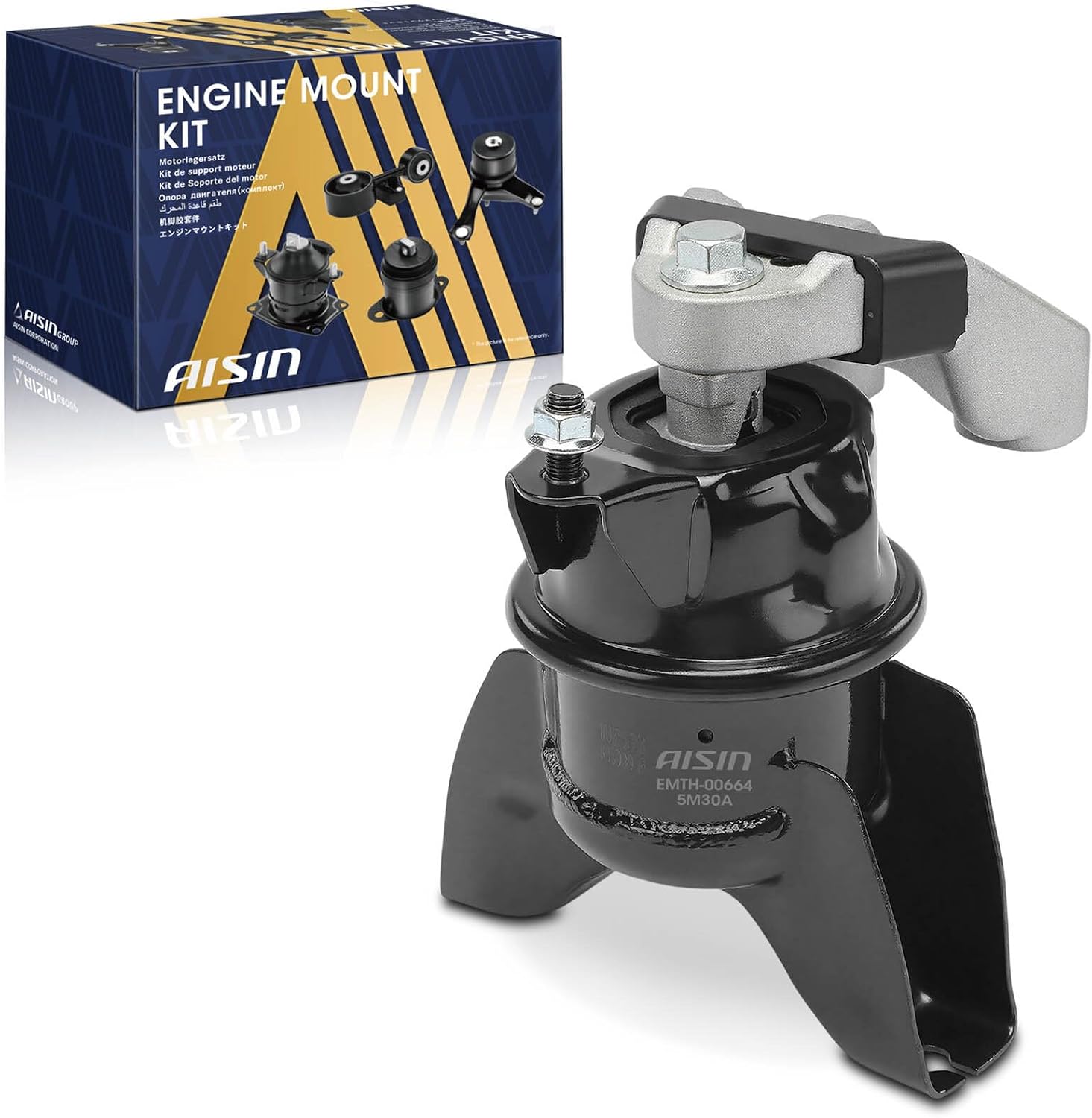 AISIN Front Right Engine Motor Mount EMTH-00664 for Honda Civic 2012–2015 1.8L