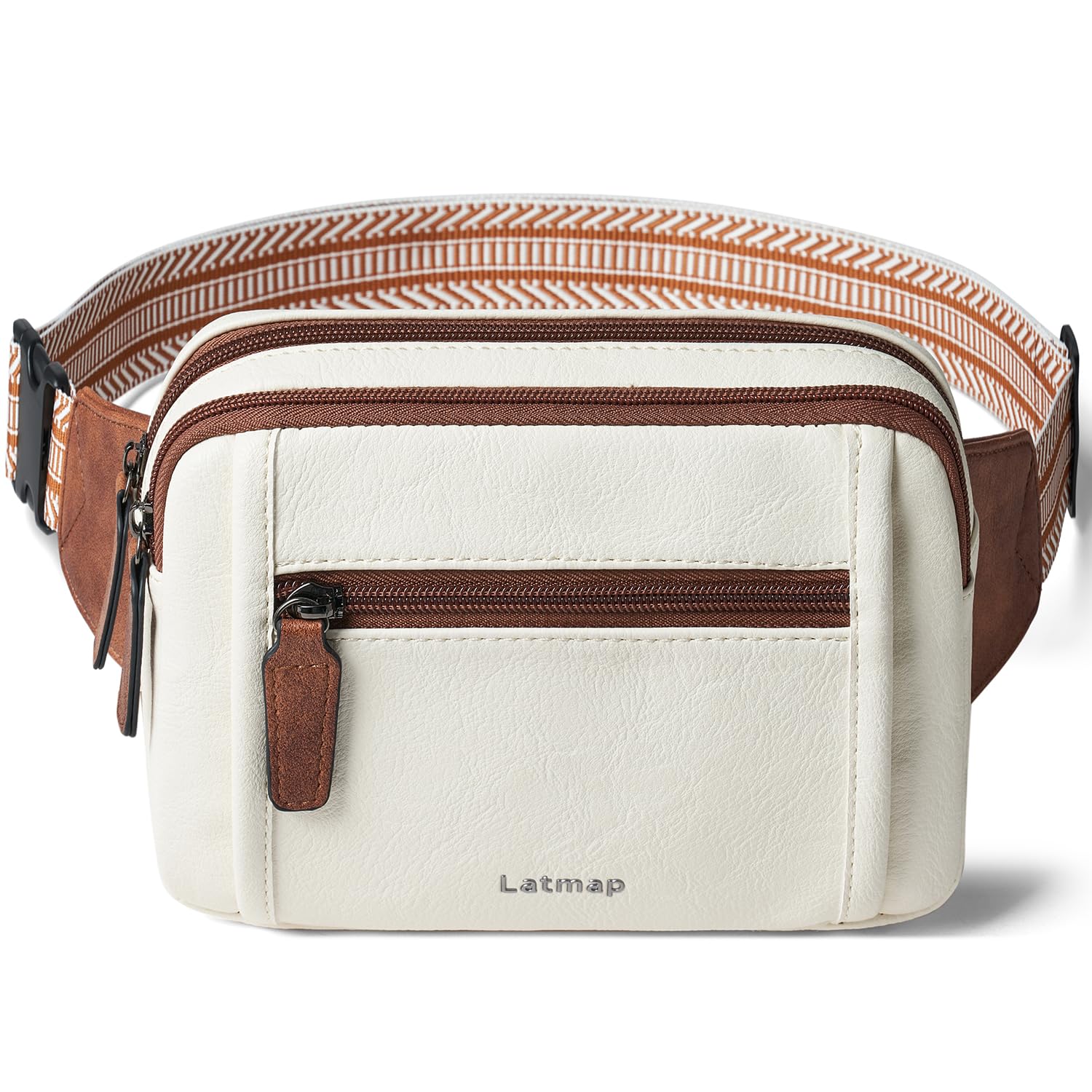 LATMAP 3L Triple Zip Fanny Pack