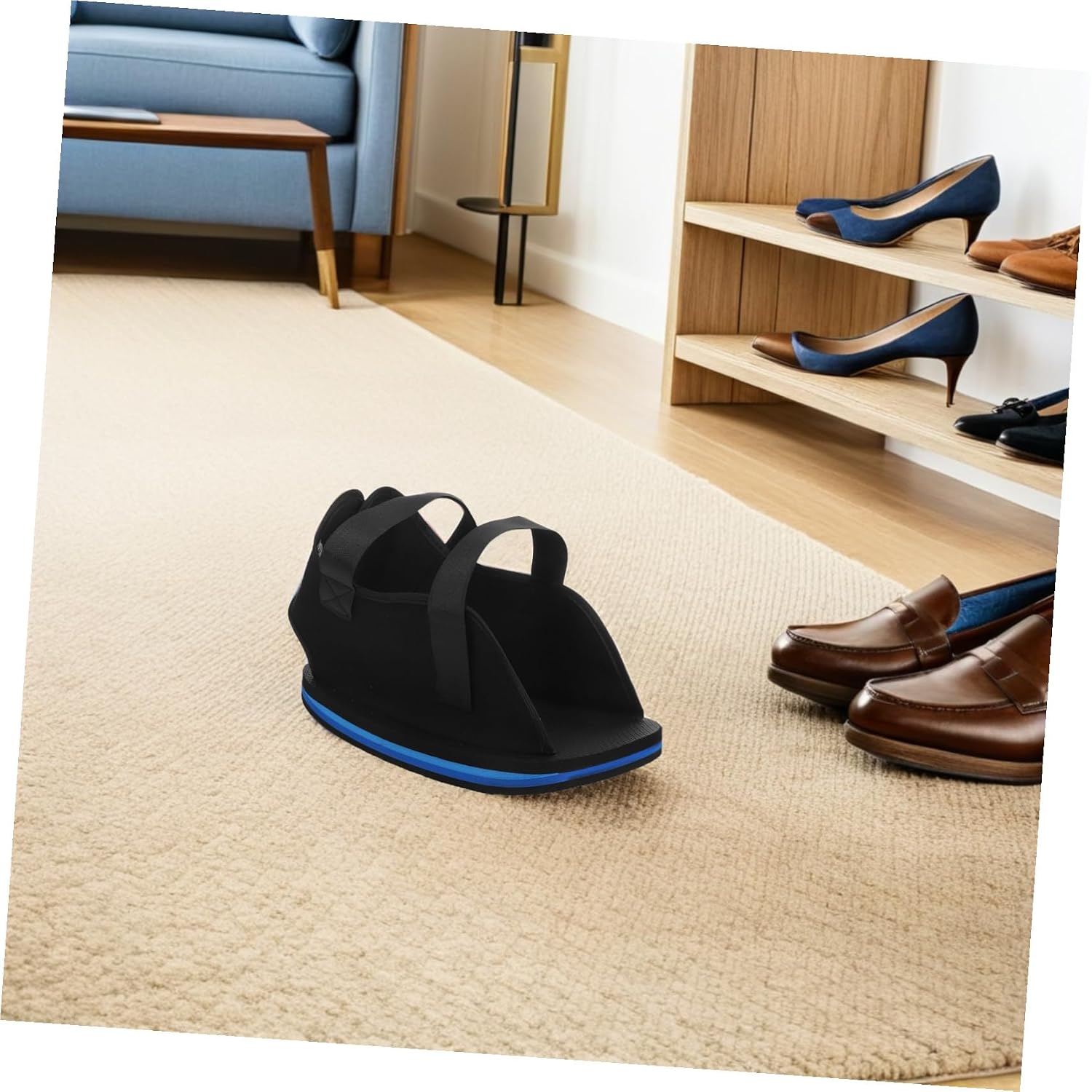 Fracture Shoe Cover for Postoperative Protection Rehabilitation Shoe for Lower Leg Ankle Non Slip Design Easy to Clean Comfortable Soles
