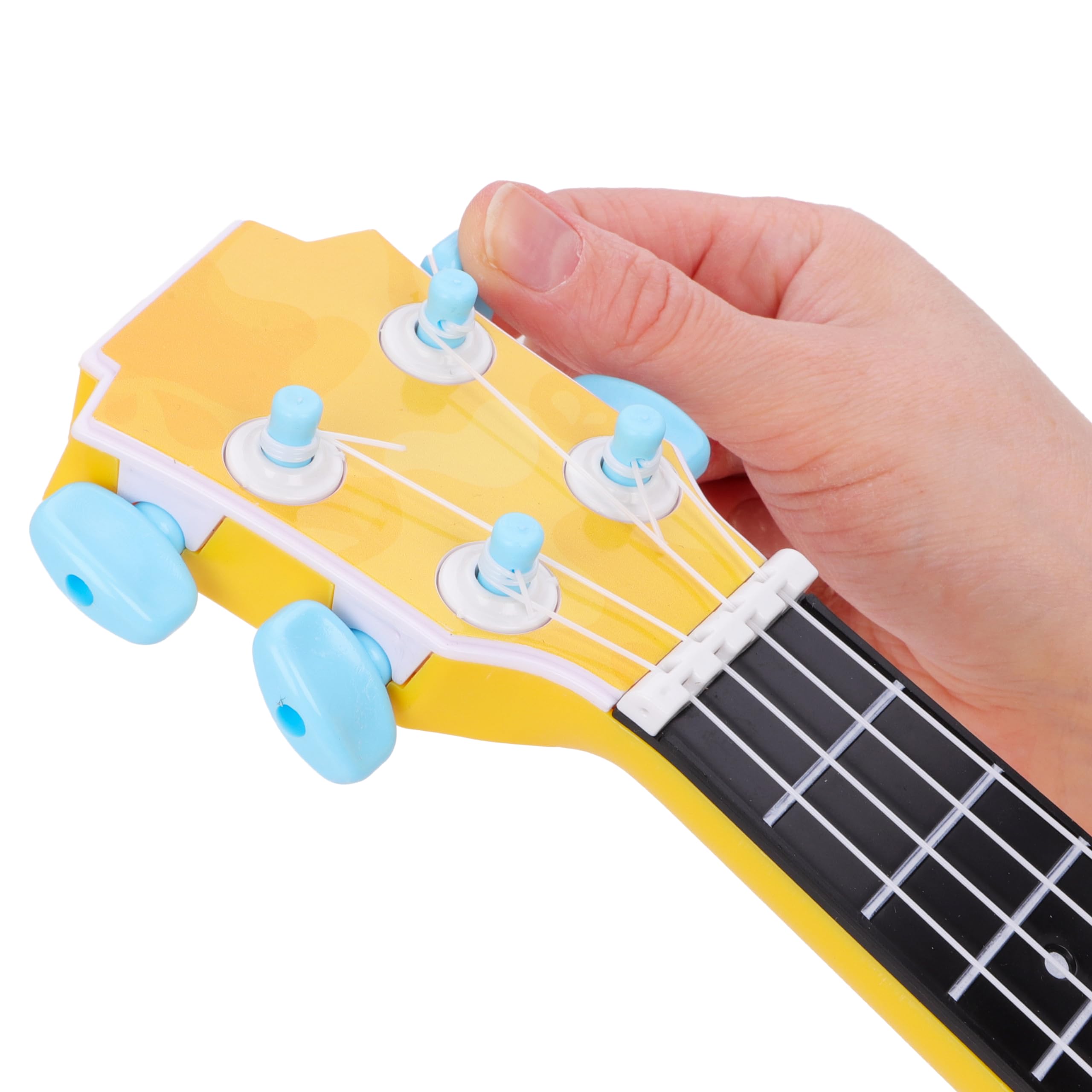 Toyland® 40 cm (16") Peppa Pig La mia prima chitarra con plettro incorporato - Strumento musicale da accordare e suonare - Divertente giocattolo musicale per bambini - Età 3+