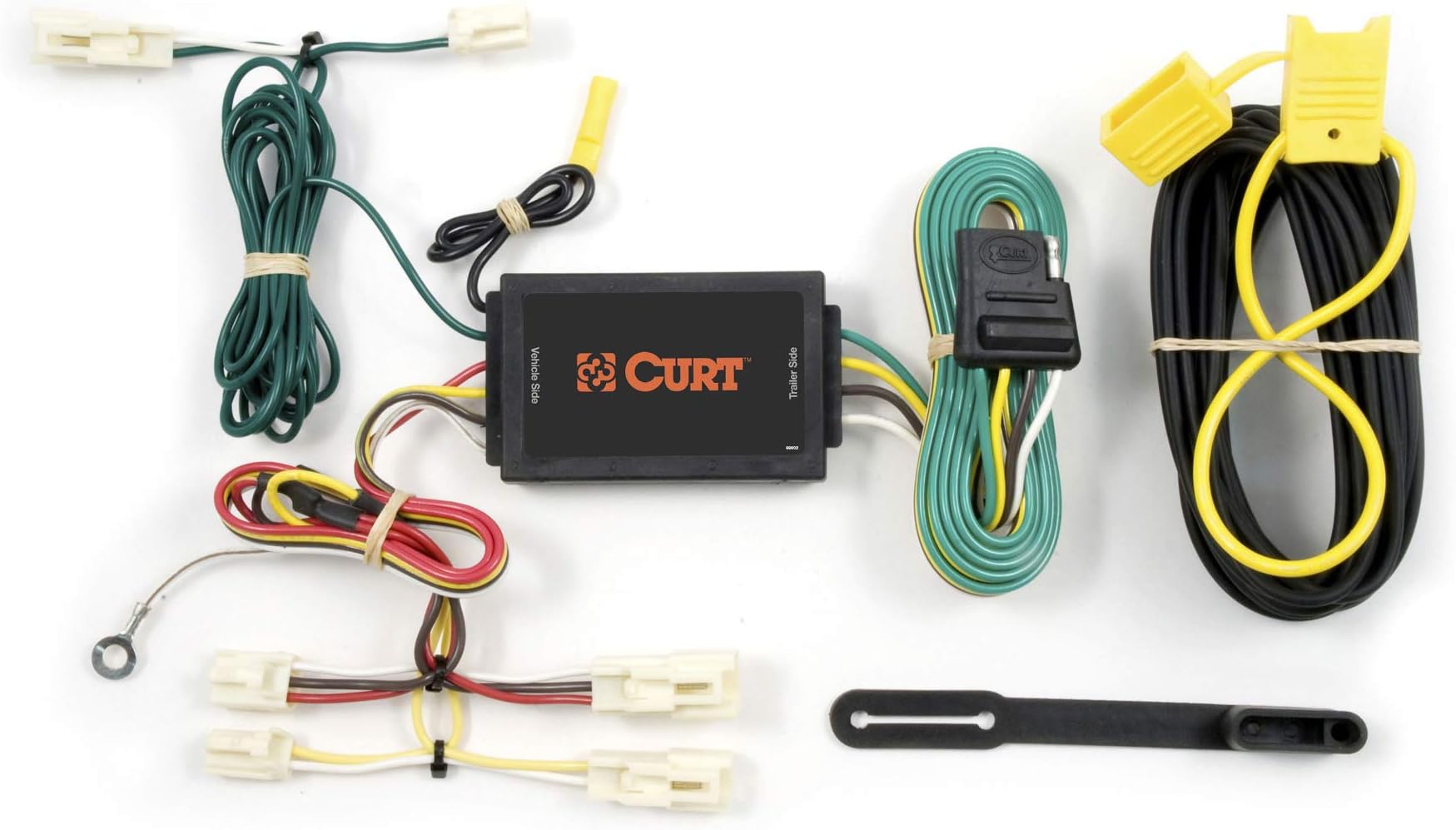 Curt Manufacturing 55567 Vehicle-Side Custom 4-Pin Trailer Wiring Harness,Fits Select Mazda 3,6,CX-7,Toyota Camry,Corolla,FJ Cruiser,Black