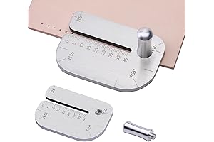 Professional Leather Stitching Punch Aid Plate for Precision Leather Crafting