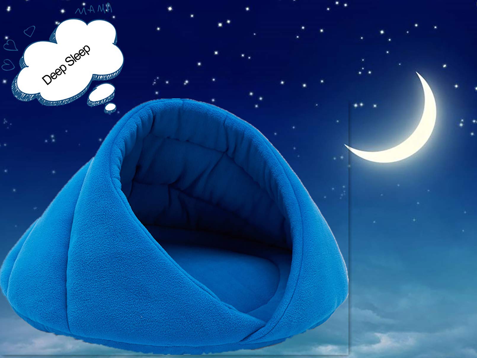 Danchen Panier Pour Chat Anti Stress Extra Doux Lit Pour Chat Grotte Niche Chat Apaisant Panier De Chien Canapé XXL Confortable Lavable Maison Pour