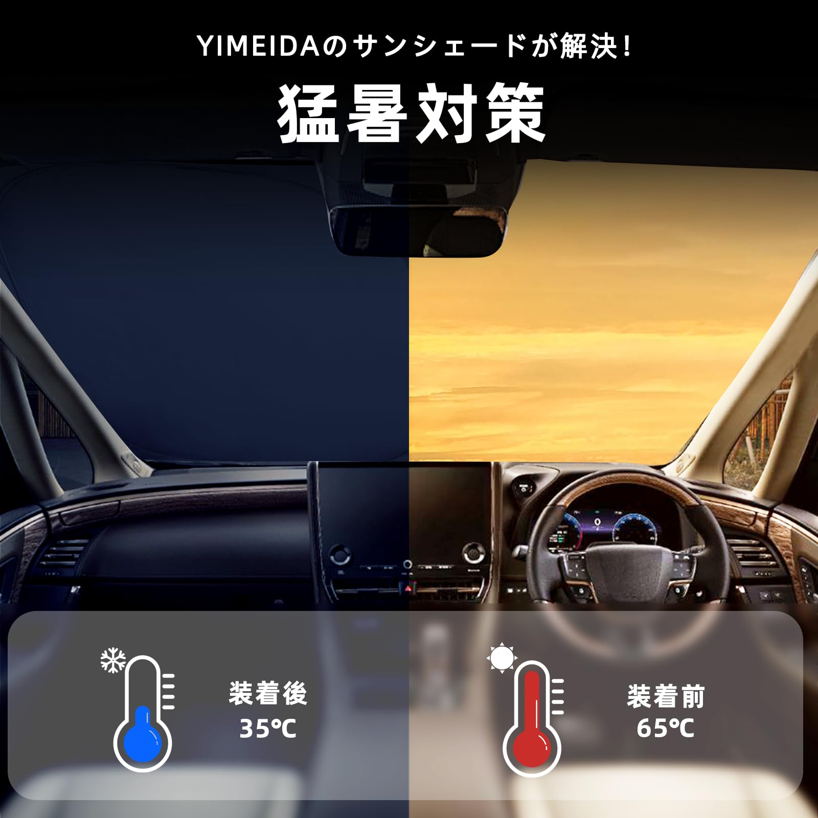 Amazon.co.jp: Yimeida トヨタ アルファード ヴェルファイア 30系 