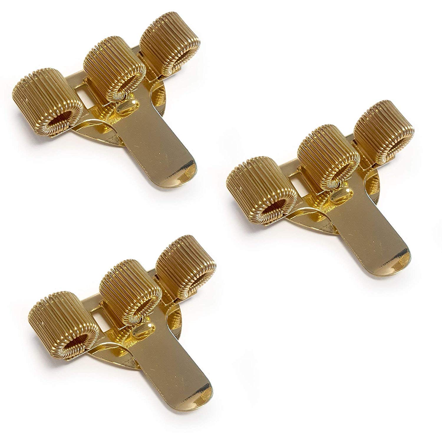 Lot De 3 Porte-Stylos En Acier Inoxydable Pour Infirmière - Triple Clip Réglable (Rose Or, Rose, Vert) - 7