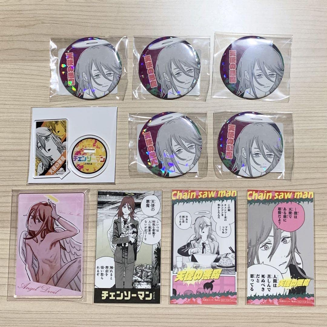 チェンソーマン 天使の悪魔 エンジェル まとめ売り 缶バッジ 限定グッズ チェンソーマン 天使の悪魔 エンジェル まとめ売り 缶バッジ