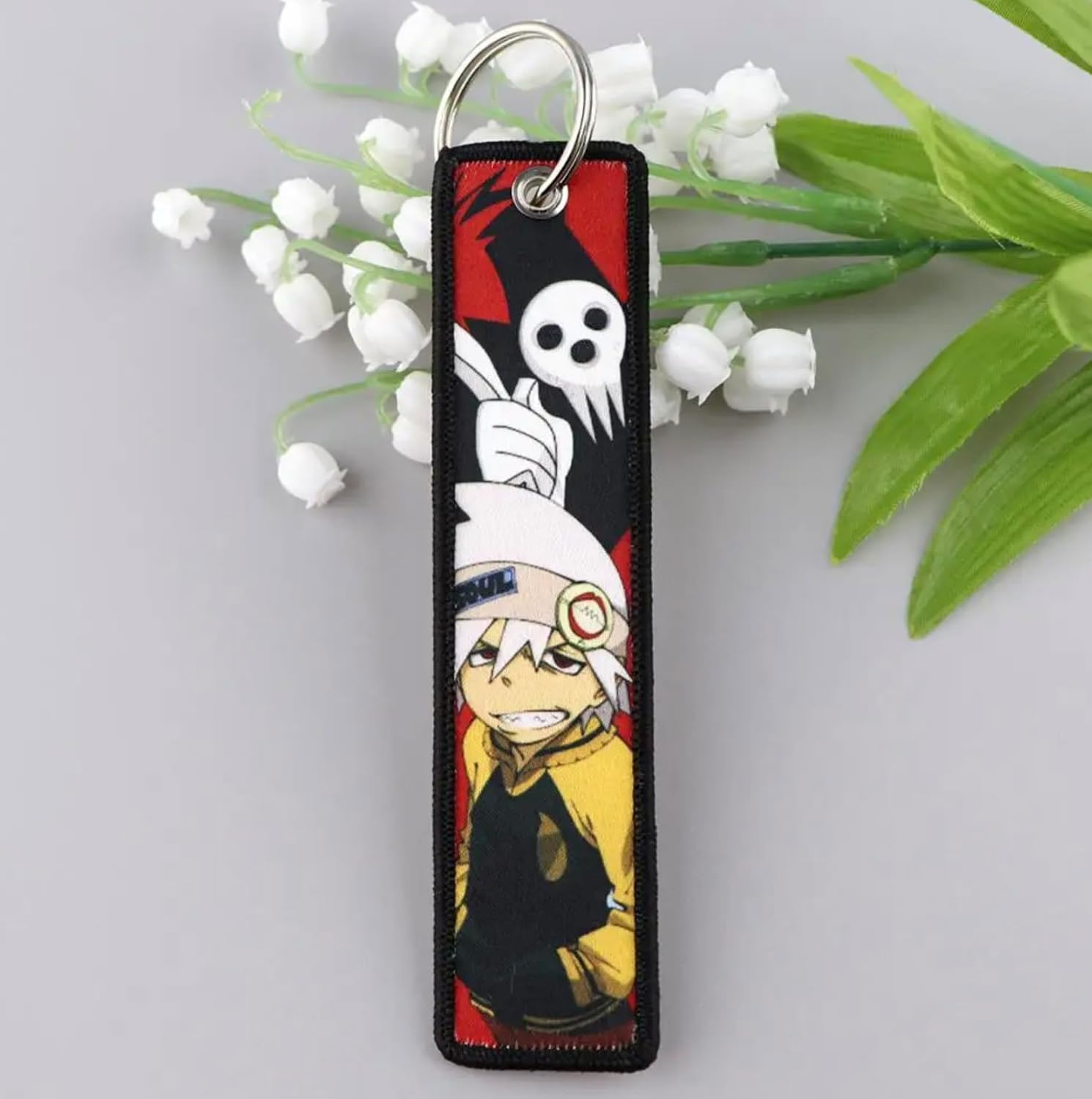 Soul Eater Anime Manga Keychain Key Tag Chain Fob Ring