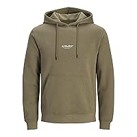JACK & JONES Jjesoho - Felpa con Cappuccio Noos Pls, Taglie Forti