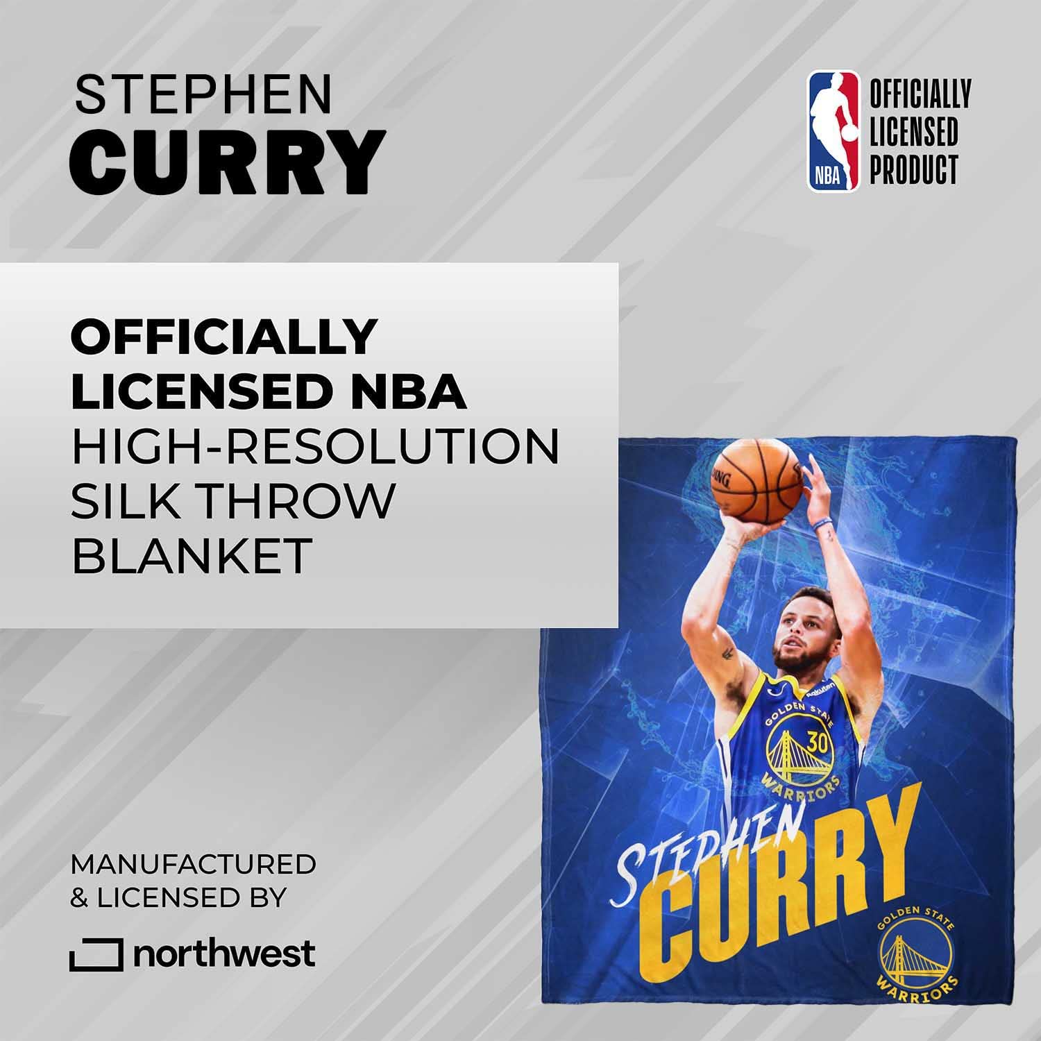 Northwest NBA Hi-Def Stephen Curry Silk Blanket, Plush Throw Blankets for  King, Queen, Full and Twin Bedding, 50 x 60 Novelty : Amazon.ca: Sports u0026  Outdoors
