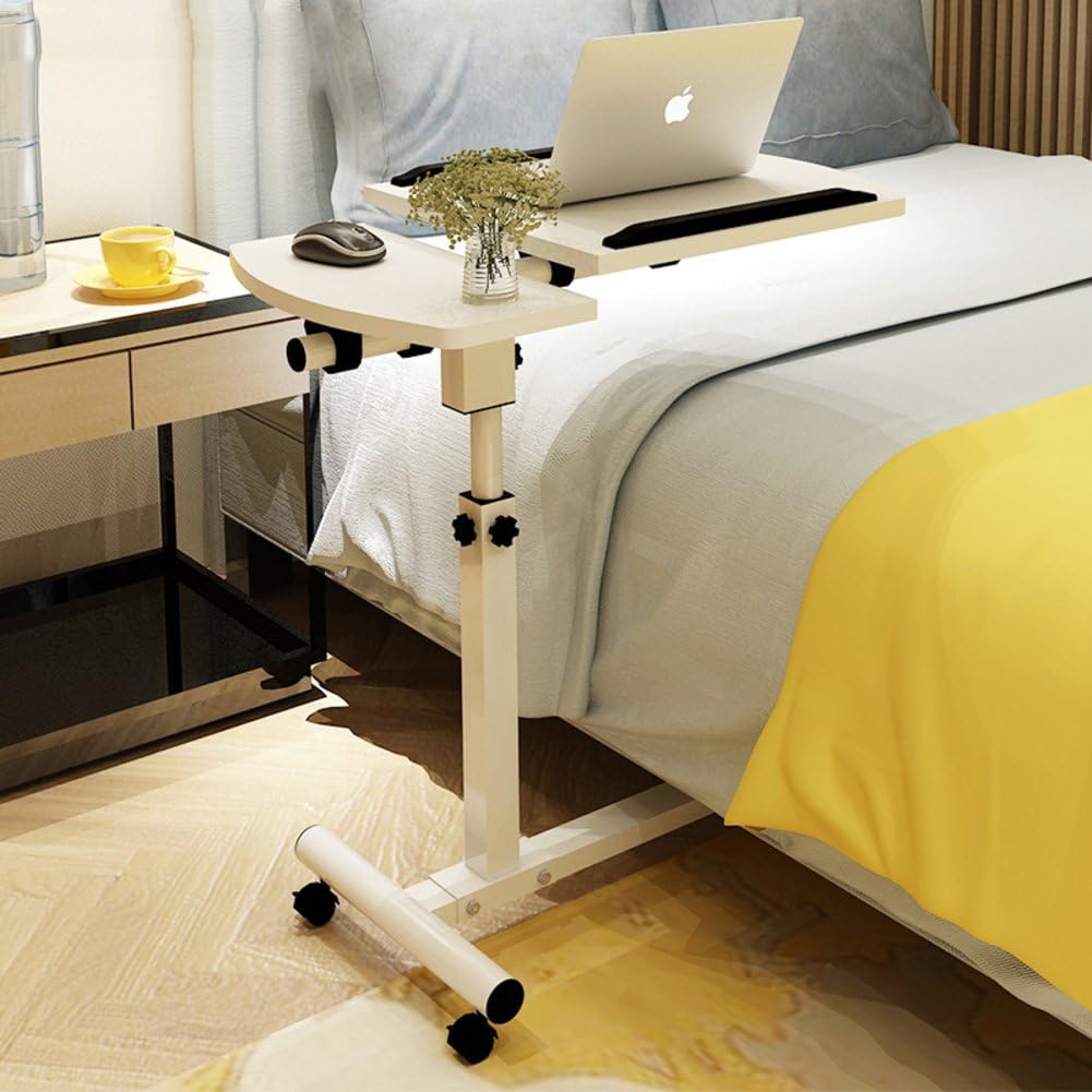 Adjustable Laptop Table,Bedside Notebook Stand Multifunctional Portable Standing Bed Desk Study Foldable Sofa Breakfast Tray Lift Foldable Sofa Breakfast Tray-F