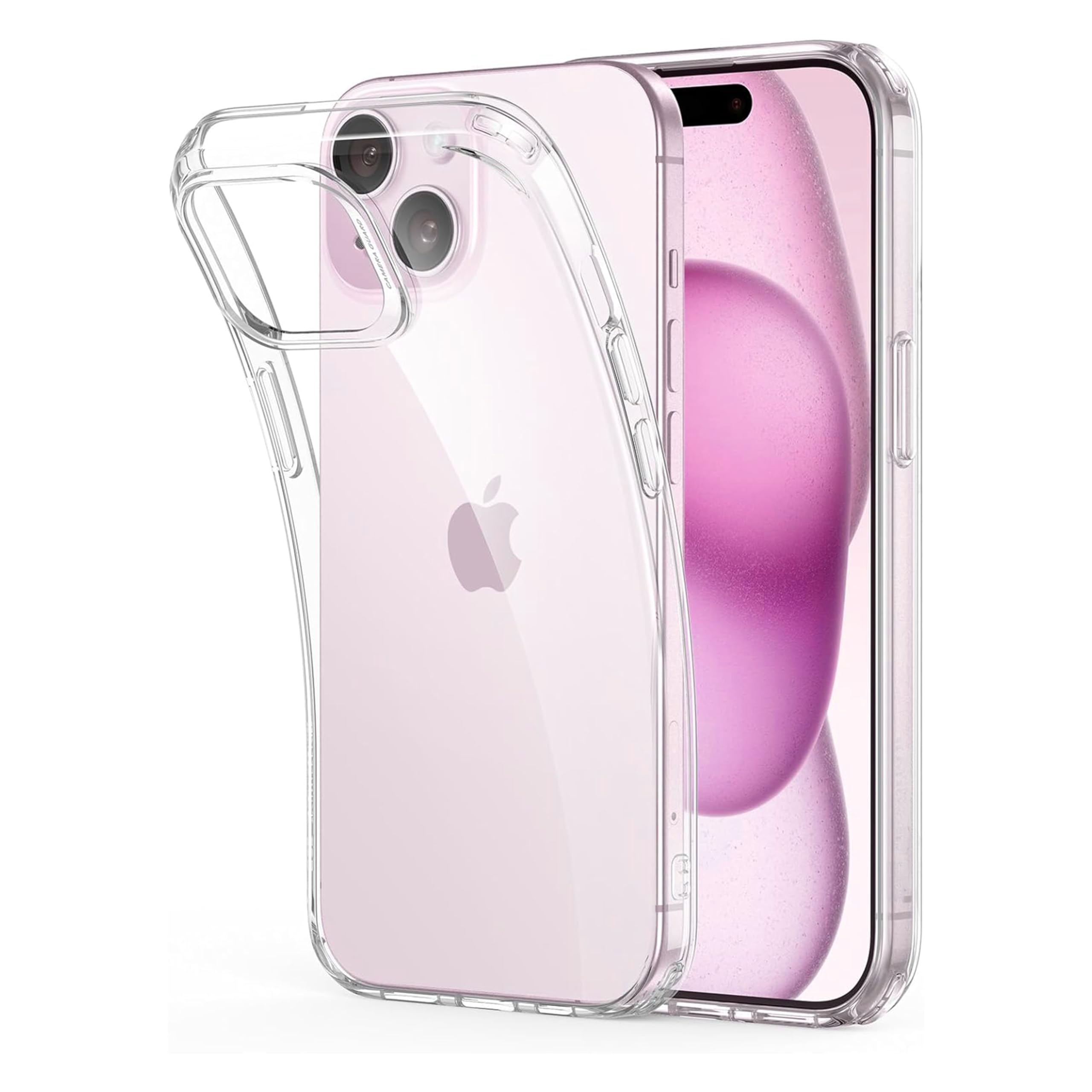 AA-TECH iPhone 15 Plus Case 6.7-Inch, Shockproof Phone Cover, Anti-Yellowing Scratch Resistant Clear Back Compatible with iPhone 15 Plus (Clear)