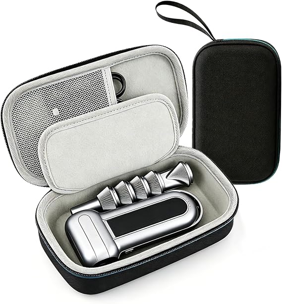 ahansi Hard Storage Case for WOLFBOX Electric Air Duster MF60/MF70/MF100/MF200/MF50, Shockproof Travel Storage Bag for Compressed Air Blower & Accessories, Splash-Proof, Case Only