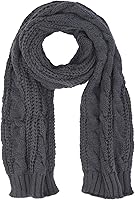 Vista 1 de Women And Mens Winter Thick Cable Knit Wrap Chunky Long Warm Scarf