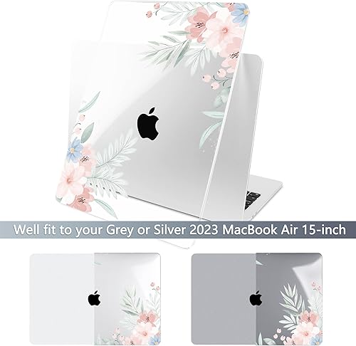 Miniatura 234 de Batianda Funda prémium para MacBook Air de 15 pulgadas 2025 M4 2024 2023 con chip M3 M2 modelo A3241/A3114/A2941, carcasa rígida diseñada